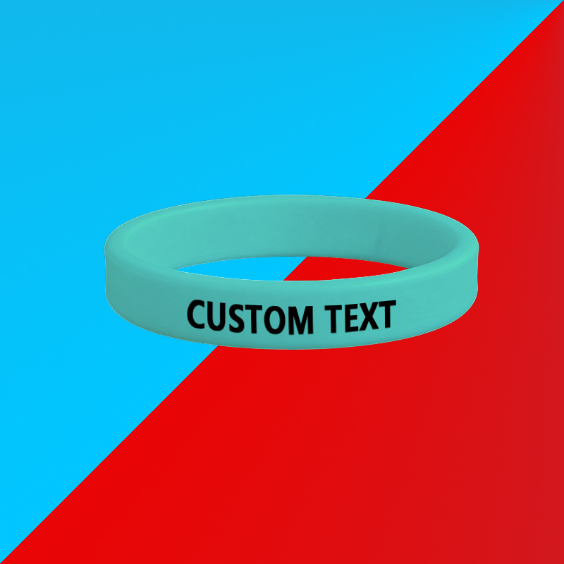 70pcs Custom Silicone Wristbands, Personalised Gift Set